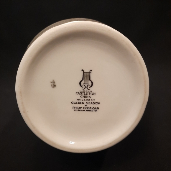 Vintage Castleton China Golden Meadow Coffee Pot with Lid - Picture 10 of 12